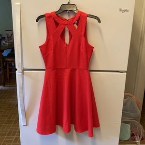 Perfect “Little Red or Black Swinging Dress” for morning, afternoon, and night.